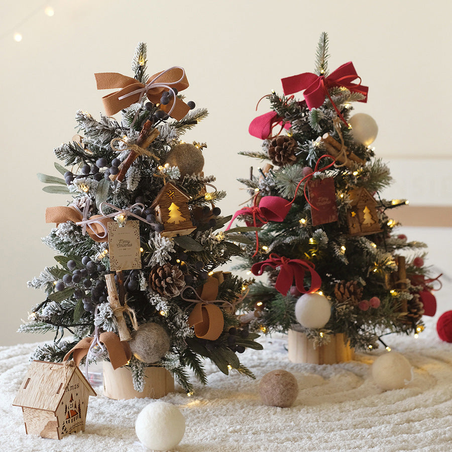 Lit Christmas Tabletop Decorations