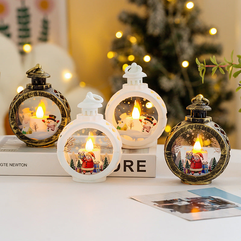 Retro Luminous Christmas Ornaments